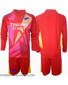 Arsenal Portiere Maglia Gara Trasferta Repliche 2024-25 Bambino Maniche Lunghe